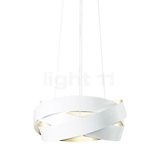 Marchetti Pura Lampada a sospensione bianco/aspetto foglia d'oro - ø60 cm