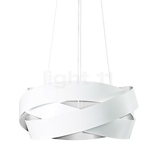 Marchetti Pura Pendant Light white/silver leaf - ø100 cm