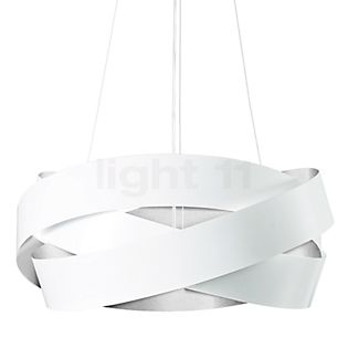Marchetti Pura Pendelleuchte LED weiß/blattsilber - ø120 cm