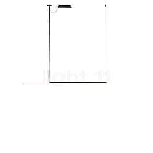 Marset Ambrosia Pendelleuchte LED H.146,6 cm - B.180 cm - schwarz