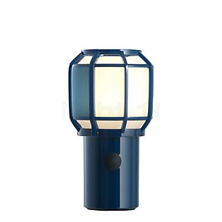 Marset Chispa, lámpara recargable LED azul