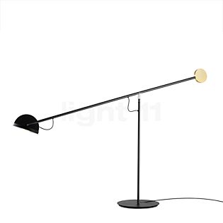 Marset Copérnica M, lámpara de sobremesa LED grafito/dorado-negro
