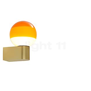 Marset Dipping Light A1-13, lámpara de pared LED ámbar/latón