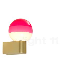 Marset Dipping Light A1-13, lámpara de pared LED rosa/latón