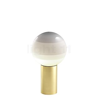 Marset Dipping Light Lampada da tavolo LED bianco/ottone - 20 cm