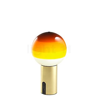 Marset Dipping Light Lampe rechargeable LED ambre/laiton