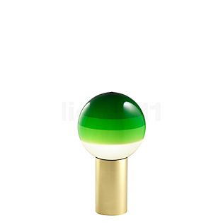 Marset Dipping Light Tafellamp LED groen/messing - 12,5 cm