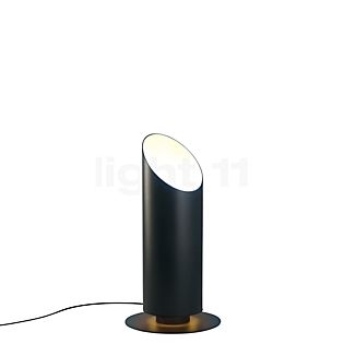 Marset Elipse, luz de pedestal LED gris grafito