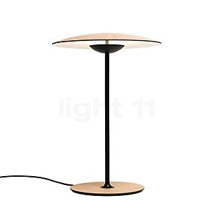 Marset Ginger Lampe de table LED chêne/blanc - ø42 cm