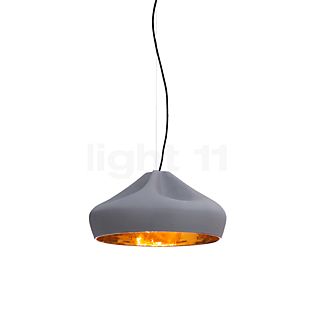 Marset Pleat Box Lampada a sospensione grigio/dorato - ø44 cm