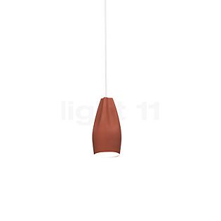 Marset Pleat Box Pendant Light terracotta/white - ø11,5 cm , discontinued product