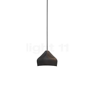 Marset Pleat Box, lámpara de suspensión negro/blanco - ø21 cm