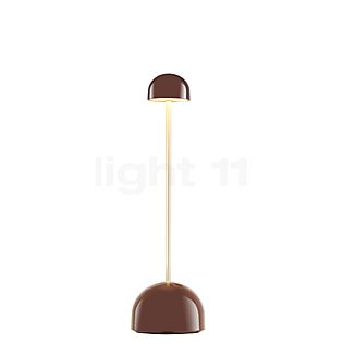 Marset Sips, lámpara recargable LED marrón
