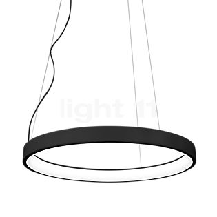Martinelli Luce Lunaop Sospensione LED black, ø80 cm, 2,700 K, dimmable