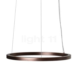 Mawa Berliner Ring Pendant Light LED Downlight ring bronze/ceiling rose bronze - ø80 cm/7,6 cm - downlight - phase dimmer - 55 W