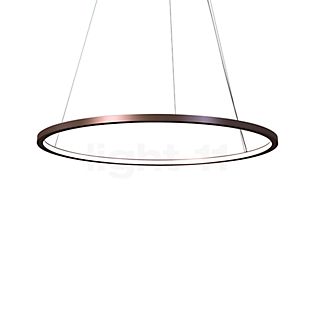 Mawa Berliner Ring, lámpara de suspensión LED Inlight anillo bronce/florón bronce - ø100 cm/30 cm - inlight - Casambi - 68,5 W