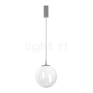 Mawa Glaskugelleuchte LED opalglas/grau metallic - B-Ware - leichte Gebrauchsspuren - voll funktionsfähig