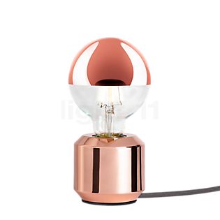 Mawa Oskar Lampe de table cuivre/gris - avec interrupteur - incl. ampoule