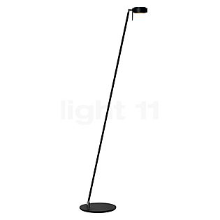 Mawa Pure, lámpara de pie LED negro mate
