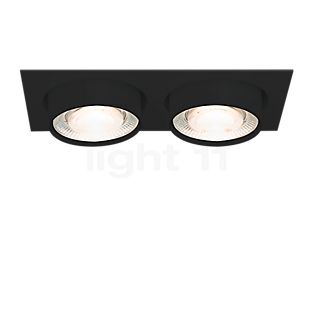 Mawa Wittenberg 4.0 Part Recessed Spotlight with cover plate 2 lamps LED black matt - without Ballasts , discontinued product