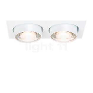 Mawa Wittenberg 4.0 Part Recessed Spotlight with cover plate 2 lamps LED white matt - incl. ballasts