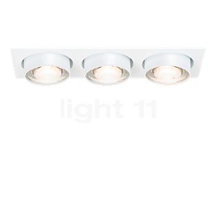 Mawa Wittenberg 4.0 Part Recessed Spotlight with cover plate 3 lamps LED white matt - incl. ballasts