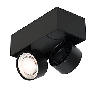 Mawa Wittenberg 4.0 Plafondlamp LED 2-lichts - halfverzonken zwart mat - ra 95