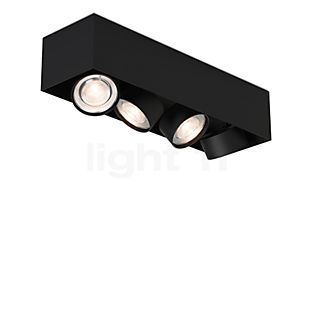 Mawa Wittenberg 4.0 Plafonnier LED 4 foyers - tête affleurante noir mat - ra 95