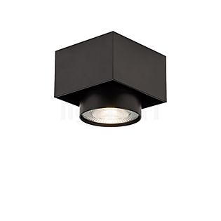 Mawa Wittenberg 4.0, lámpara de techo semiempotrada LED negro mate , artículo en fin de serie