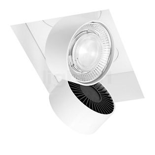 Mawa Wittenberg 4.0 recessed Ceiling Light angular flush with two spots LED white matt - without Ballasts