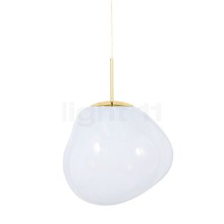 Melt Pendelleuchte LED opal/gold - ø50 cm