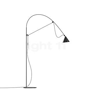 Midgard Ayno Lampadaire LED noir/câble noir - 3.000 K - L