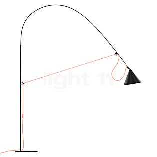 Midgard Ayno Stehleuchte LED schwarz/Kabel orange - 2.700 K - XL