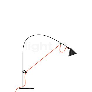 Midgard Ayno Tafellamp LED zwart/kabel oranje - 3.000 K