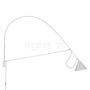 Midgard Ayno Wandleuchte LED XL - grau/Kabel grau - 2.700 K