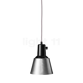 Midgard K831 Lampada a sospensione alluminio naturale/ cavo grigio chiaro
