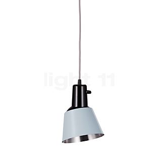Midgard K831, lámpara de suspensión azul pastel/cable gris claro - Edición especial