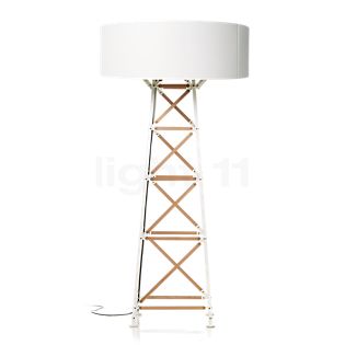 Moooi Construction Lamp Gulvlampe hvid/træ - large