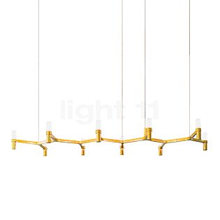 Nemo Crown Plana Pendant Light gilded - 168 cm