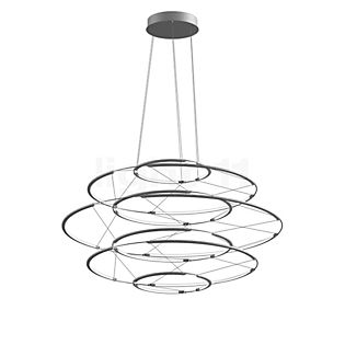 Nemo Drop Hanglamp LED 7-lichts zilver