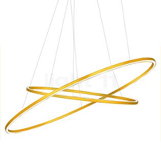 Nemo Ellisse Double Hanglamp LED gold - 2.700 K - 186 cm