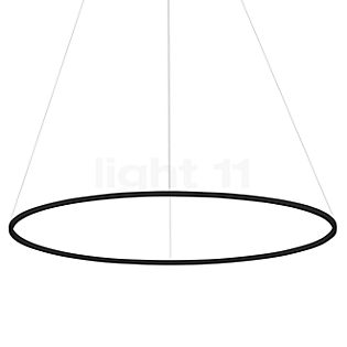 Nemo Ellisse Hanglamp LED schwarz - uplight - 135 cm