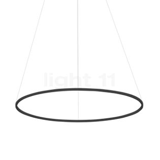 Nemo Ellisse Hanglamp LED schwarz - uplight - 96 cm