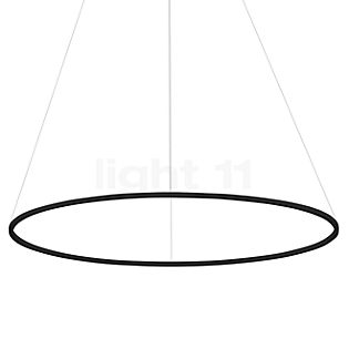 Nemo Ellisse Pendant Light LED schwarz - uplight - 135 cm