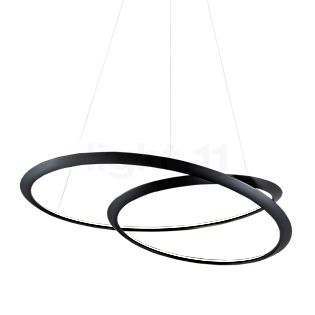 Nemo Kepler Suspension LED schwarz - uplight - 110 cm