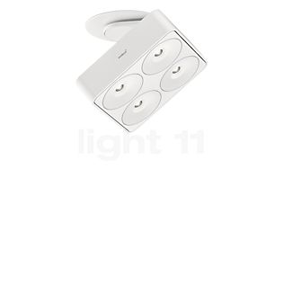 Nimbus Q Four Plafonnier LED incl. Convertisseur - pivotant blanc - 40°
