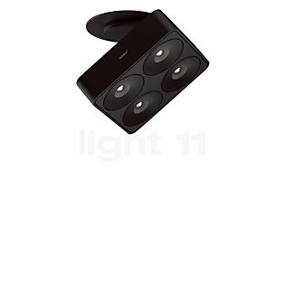 Nimbus Q Four Plafonnier LED incl. Convertisseur - pivotant noir - 40° , Vente d'entrepôt, neuf, emballage d'origine