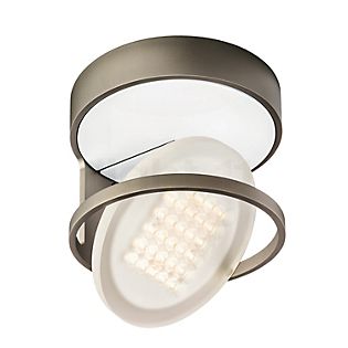 Nimbus Rim R, lámpara de techo LED titanio - 15 cm