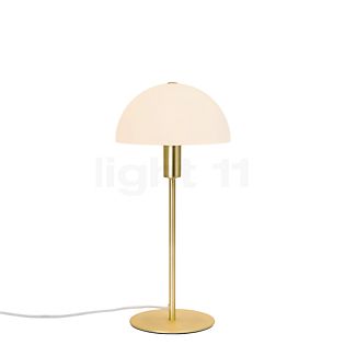 Nordlux Ellen, lámpara de sobremesa latón/vidrio opalino