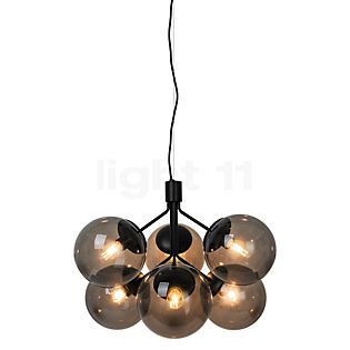 Nordlux Ivona Hanglamp 6-lichts rookglas/zwart